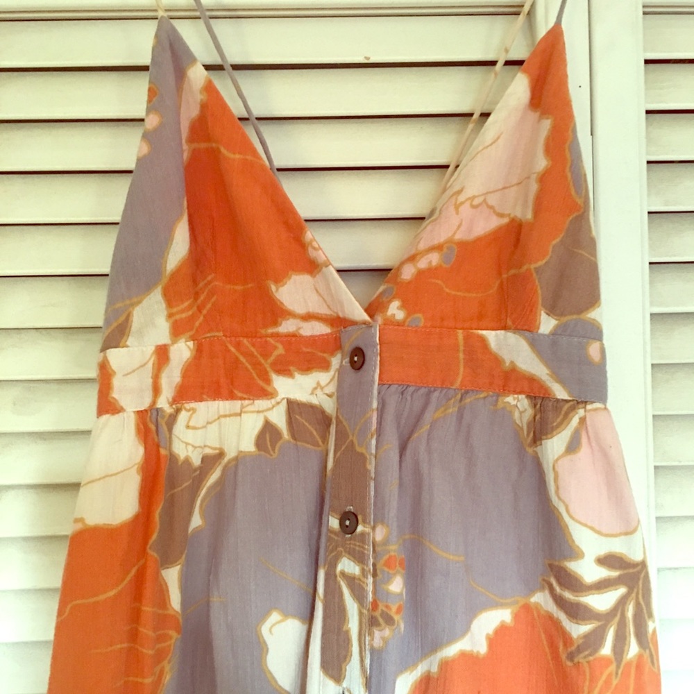 Joie maxi dress in tropical print size S